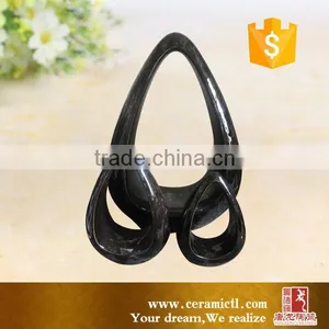 European Fashion Ceramic Flower Vase Home Decoration Small Ceramic Vases thumbnail-1