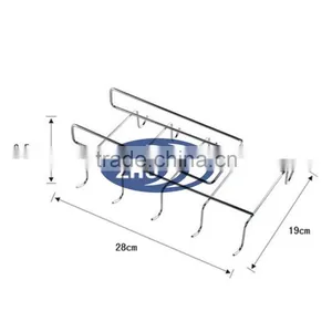 Metal Stainless Steel Cup Hanging Glass Bottle Drying Rack thumbnail-3