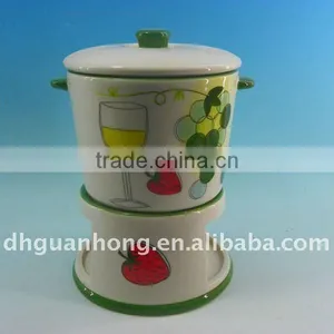 Ceramic Condensed Milk Pot thumbnail-1