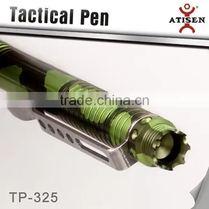 Tactical Pen Crown Tip Screw Cap in Camo Color Protection in Hand thumbnail-4