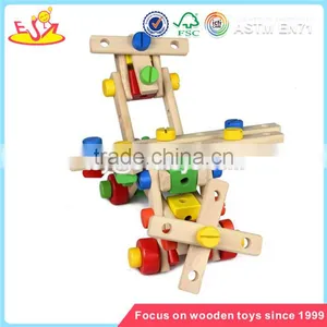 Wholesale Kids Wooden Nut Toy for Kids Multifunction Wooden Nut Mix Toy W03C004 thumbnail-1