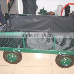 4 Air Wheel Steel Garden Tool Cart thumbnail-2