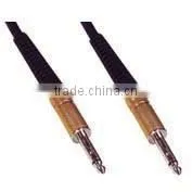 6.35mm Mono Male to 6.35mm Mono Male Assembled With Metal Audio/Video Cable VK30237 thumbnail-1