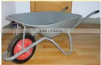 Qingdao Cheap Heavy Duty 150kg 65L Garden Wheelbarrow Manufacture WB6201 thumbnail-4