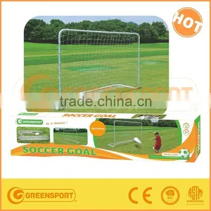 Children Outdoor Training Steel Football Soccer Goal Set thumbnail-1