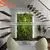 Wholesale Artificial Plastic Green Wall Plants With Garden Vertical System Green Wall Hanging Artificial Flowers for Decoration thumbnail-4
