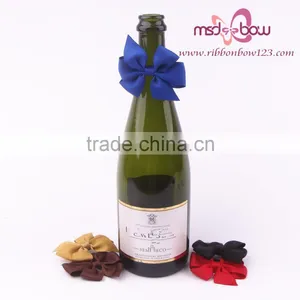 2016 Satin Ribbon Bows for Wine Bottle,perfume Bottle,cosmetics Bottle /ribbon Bow With Loop as Gift Bow/kids Hair Ribbon Bows thumbnail-1