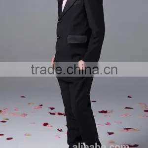 BOY'S TR STAIN LAPEL SUITS- JACKET&PANTS&VEST thumbnail-2
