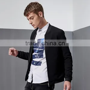 New Design 2016 Hot Selling Popular High Quality Sport Men Jacket Solid Coat Custom Logo Outdoor Zipper Outerwear thumbnail-3