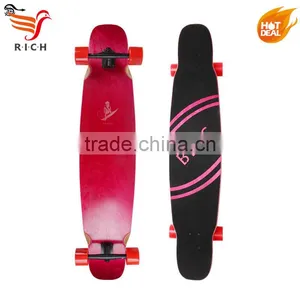 HSCW09 High Quality Fashionable Custom Four Wheel Canadian Maple Skateboard thumbnail-1