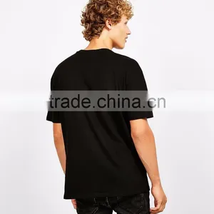 MGOO Newest Arrival Beautiful Embroidered T-shirt Custom Handmade Animal Pattern Tees Mens Black Cotton Tshirts thumbnail-3