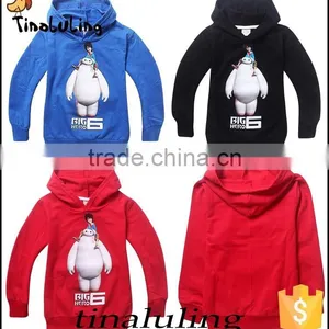Fashion Baymax Kids Hoodies Boys Big Hero 6 Sweatshirts Kids Boutique Clothing thumbnail-1