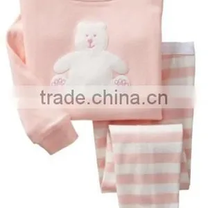 Wholesale Baby Boys and Girls Long Sleeve 2pc Cotton Pajmas Kids Pijamas Child Sleepwear thumbnail-6