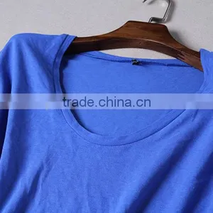 Custom Short Sleeves Women 100% Cotton Material Custom Blank T Shirt thumbnail-4