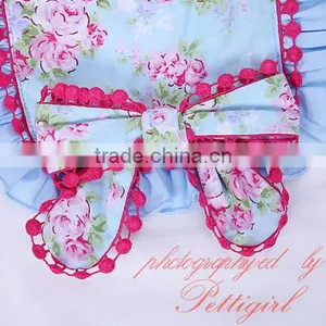 Sky Blue Flower Girl Dress Child Clothes thumbnail-6