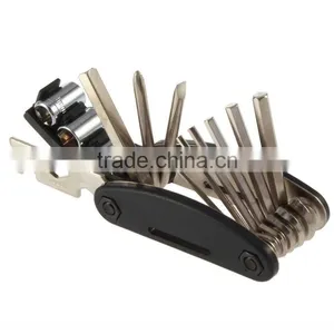 16 in 1 Bike Multi-function Cycling Steel Tools Bicycle Repair Kits Hot Selling thumbnail-1