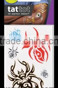 Mini Adult Flash Temporary Tattoo Oem Gold and Silver Body Fashion Tattoos Sticker thumbnail-1