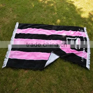 Wholesale Reactive Printing Beach Towel With Tassel thumbnail-3