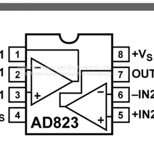 AD823ARZ-RL ADI NEW and ORIGINAL 17+SOP (16 MHz, Rail-to-Rail FET Input Dual Amplifier) thumbnail-1
