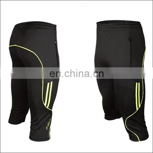 Wholesale Soccer Training Cropped Pants Sports 100 Polyester Men Short Track Pants thumbnail-3