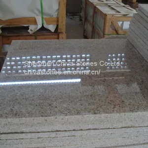 G682 Rusty Yellow Polished Granite Tiles Granite Floor Tiles Granite Slabs thumbnail-3