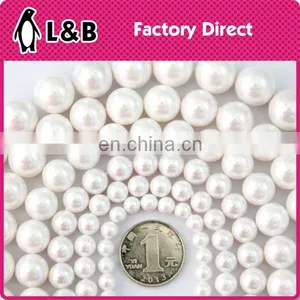 Jewelry Accessories Wholesale 2017 Hole Loose ABS Plastic Pearl Beads thumbnail-2