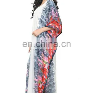 Printed Beautiful Long Kaftan / Simple & Elegant Design Straight Animal Print Style Casual Wear Kaftan thumbnail-4
