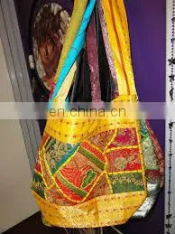 Boho Patch Work Kantha Bag thumbnail-1