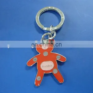 Custom Design Metal Keychains With Epoxy Flower Shape thumbnail-4