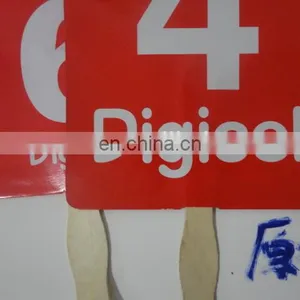 Cmyk Offset Two Both Side Printing Diy Paper Hand Fan thumbnail-4