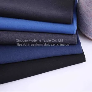 Classic Polyester Wool Blend Wool Suiting Fabric thumbnail-3