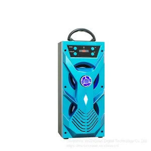 Audio Amplifier 4 Inch 10W Wood Portable Multifunctional Wireless Trolley Speakers thumbnail-1