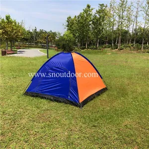 3 Person Camping Tent Hiking Tents Single Layer RainProof For Outdoor Sports thumbnail-4