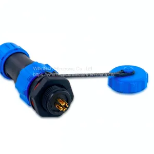 Weipu Compatible Plastic Circular 4pin Connector thumbnail-1