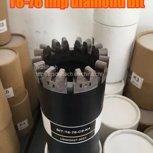 T6-76 Impregnated Diamond Core Drill Bits, Exploration Drilling Bit, Rock Coring, Geotechnical Drilling Bits thumbnail-2