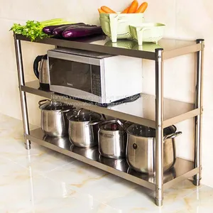 Stainless Steel Storage Shelf for Kitchen thumbnail-2