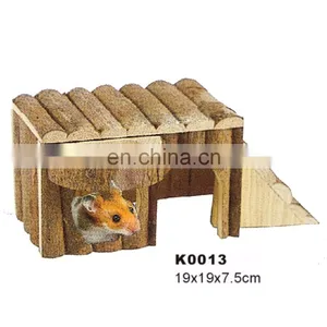 Wholesale Factory Luxury Natural Wooden Custom Hamster Cages For Sale thumbnail-2