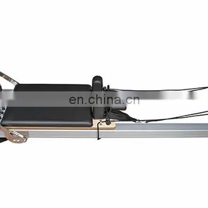 Balanced Body Fitness Exercise Meia Folding Wood Cama Elina Equipment Power Gym Machine Aluminium Pilates Reformer Yoga thumbnail-5