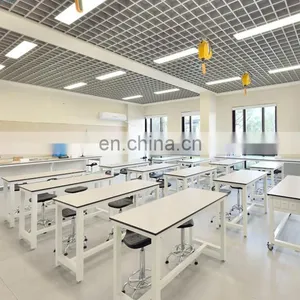 School Laboratory Furniture Work Bench Computer Lab Furniture Table thumbnail-1