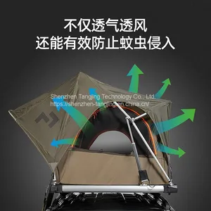 Wholesale Off-road Vehicle Roof Tent Manual and Automatic TET120 Outdoor Camping Dometic Roof Tent thumbnail-2