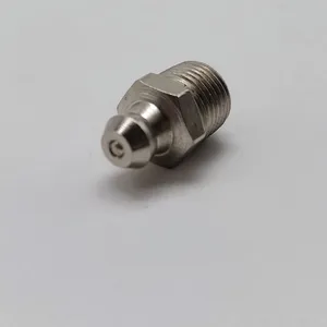 201 Stainless Steel Straight Grease Fitting M10x1mm Metric Thread Hydraulic Grease Fitting thumbnail-1