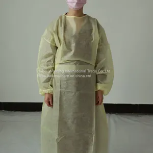 Nonwoven Isolation Gown Non Woven Medical Disposables Non Woven Disposable Coverall thumbnail-1