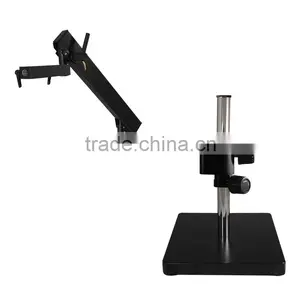 ZJ-710 Flexible Arm With Center Hole Heavy Microscope Base Stand thumbnail-1