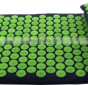 Shakti Yoga Mat for Back Massage Round White Button Fixed Without Glue Acupressure Mat thumbnail-5