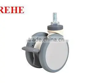 100mm Castor Wheel for Mobile Medical Cart thumbnail-1