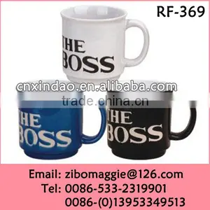Good Quality Not Expensive Porcelain Drinking Travel Cup With Custom Print for Gift thumbnail-1