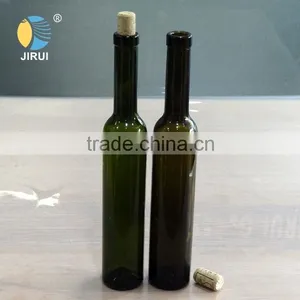 375ml Black Green Wine Bottle With Cork thumbnail-5