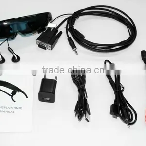 New Arrival 98inch 3d Virtual Video Glasses With Vga and av In,V100 Video Glass thumbnail-6