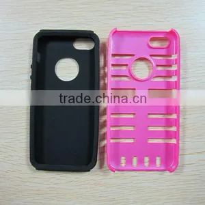 2013 New Style Musubo Retro Plastic+silicon Microphone Hard Case for Iphone5 thumbnail-1