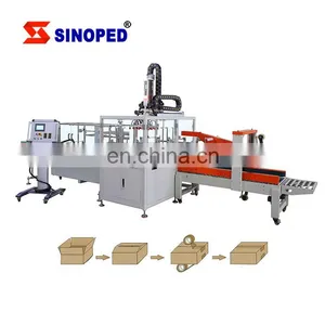 Fully Automatic Case Packing Machine Carton Box Packing Machine For Mineral Water Bottles thumbnail-3